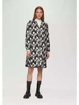 Короткое платье s.Oliver Kleid kurz, серый