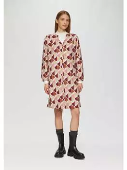 Короткое платье s.Oliver Kleid kurz, красный