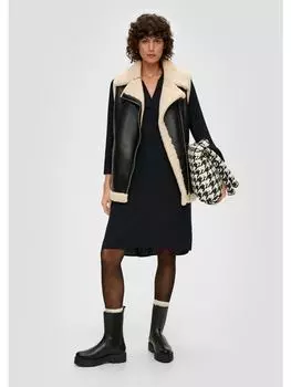 Короткое платье s.Oliver Kleid kurz, черный
