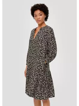 Короткое платье s.Oliver Kleid kurz, оливковый
