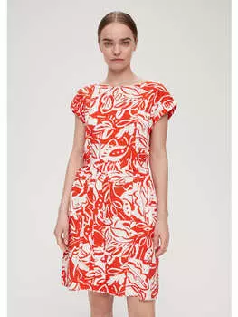 Короткое платье s.Oliver Kleid kurz, оранжевый