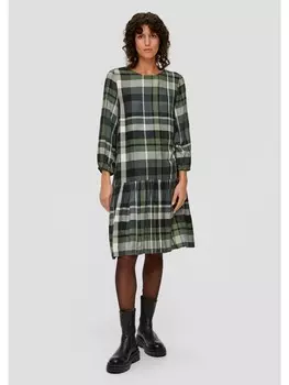 Короткое платье s.Oliver Kleid kurz, оливковый