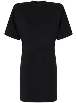 Короткое платье с поясом PINKO, черный