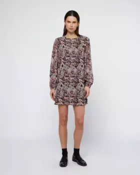 Короткое платье с принтом пейсли Wild Pony, мультиколор