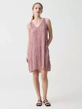 Короткое платье с принтом по всей поверхности Ovs, цвет white/purple