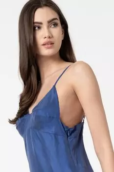 Короткое платье с точкой Superdry, индиго