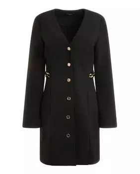 Короткое платье с золотыми деталями Marciano by Guess, черный