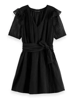 Короткое платье Scotch & Soda, черный