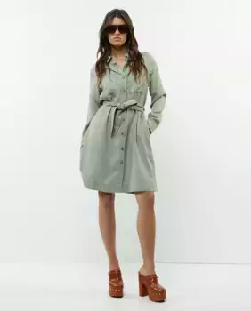 Короткое платье Sfera, цвет Verde claro