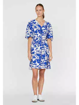 Короткое платье SisterS point, синий/белый