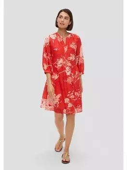 Короткое платье sOliver BLACK LABEL kurz, красный