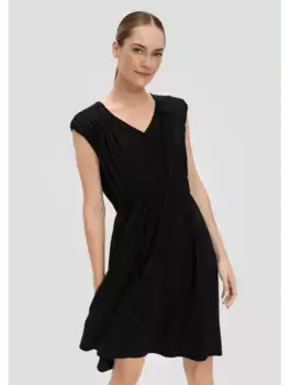 Короткое платье sOliver BLACK LABEL kurz, черный