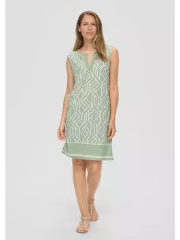 Короткое платье sOliver BLACK LABEL kurz, зеленый