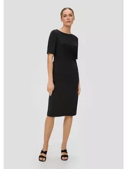 Короткое платье sOliver BLACK LABEL kurz, черный