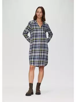 Короткое платье sOliver kurz, цвет blau-mehrfarbig