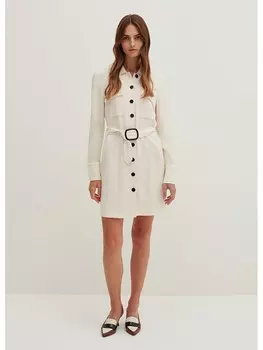 Короткое платье STEFANEL, кремовый