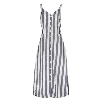 Короткое платье Superdry Eden Linen, синий