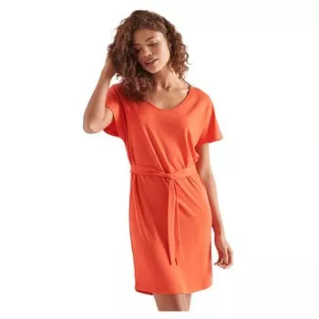 Короткое платье Superdry The Waist Mini, оранжевый