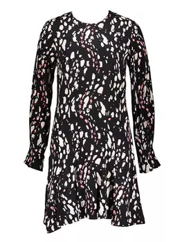 Короткое платье TAIFUN, цвет schwarz/creme