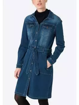 Короткое платье Timezone Jeanskleid, синий