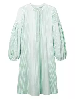 Короткое платье Tom Tailor, цвет grn/wei