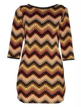 Короткое платье TOOCHE Kurzes Strick Reflection, цвет gemustert