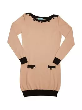 Короткое платье TOOCHE Mini Classy Vintage, бежевый