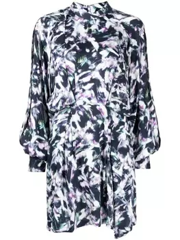 Короткое платье-трапеция Kardes IRO, синий