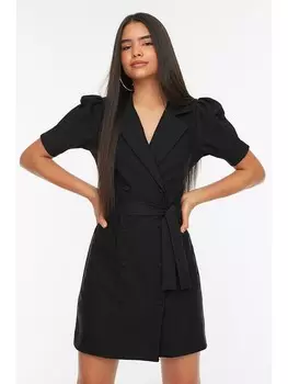 Короткое платье trendyol, черный