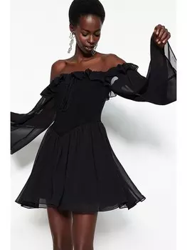 Короткое платье trendyol Kleid, черный