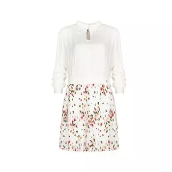 Короткое платье Trussardi Long Sleeve, белый