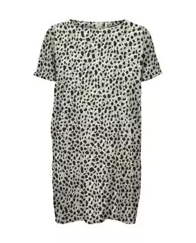 Короткое платье-туника с коротким рукавом Only Carmakoma, зеленый