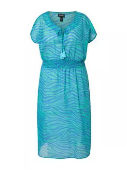 Короткое платье Ulla Popken, цвет tiefes aqua