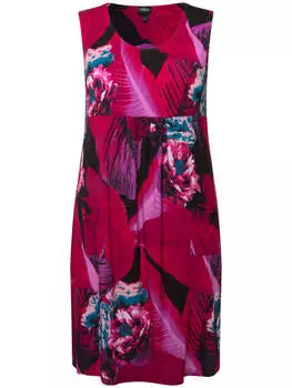 Короткое платье Ulla Popken Kleid, цвет fuchsia pink