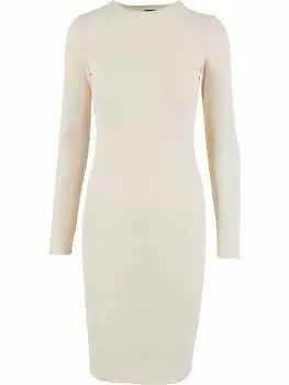 Короткое платье Urban Classics, белый песок
