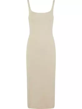 Короткое платье Urban Classics, белый песок