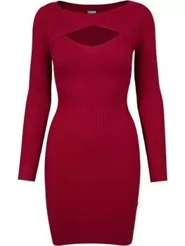 Короткое платье Urban Classics er, бордовый