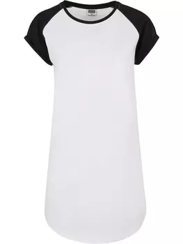 Короткое платье Urban Classics er, цвет white/black