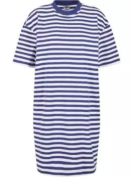 Короткое платье Urban Classics er, цвет white/darkblue