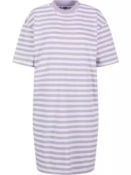 Короткое платье Urban Classics er, цвет white/dustylilac