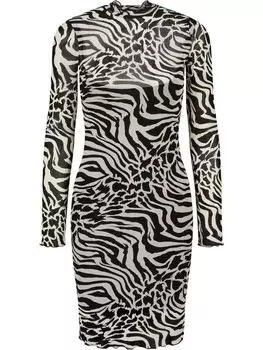 Короткое платье Urban Classics er, цвет white/black