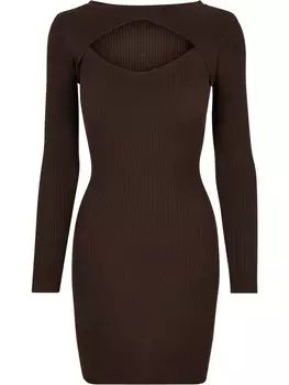 Короткое платье Urban Classics Kleider, коричневый