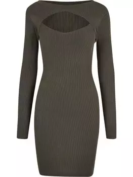 Короткое платье Urban Classics Kleider, оливковый