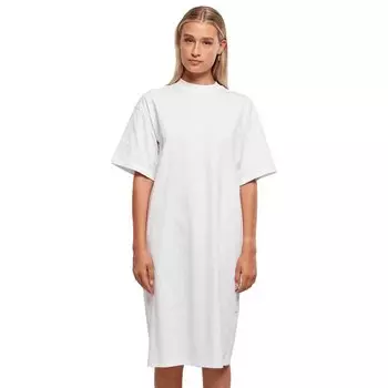 Короткое платье Urban Classics Organic Oversized, белый