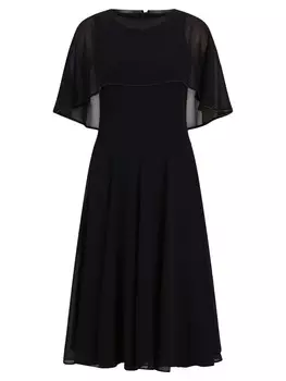 Короткое платье Vera Mont Chiffon kurzarm, черный