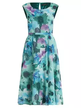 Короткое платье Vera Mont Cocktail, цвет emerald/green