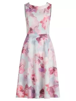 Короткое платье Vera Mont Cocktail, цвет grey/ros