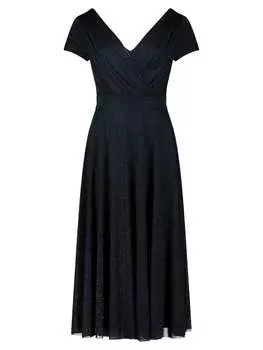 Короткое платье Vera Mont, цвет dunkelblau/grau