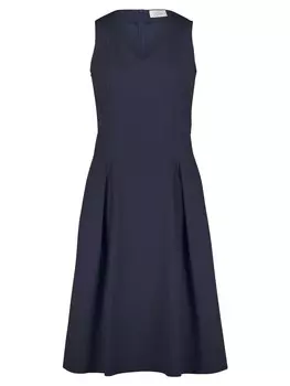 Короткое платье Vera Mont Sommerkleid mit V-Ausschnitt, цвет Night Sky