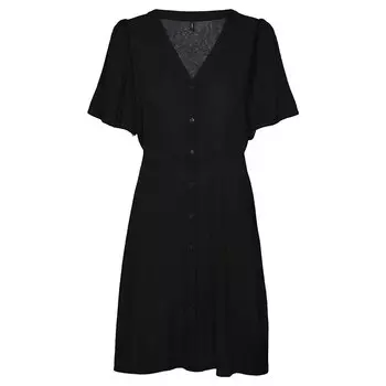 Короткое платье Vero Moda Alba Short Sleeve, черный